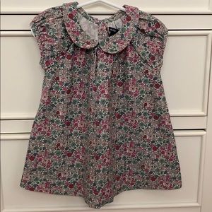 Corduroy toddler girl floral dress